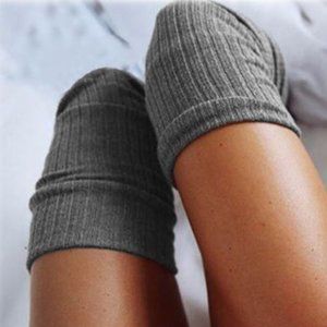 Thigh High Cotton Knit Socks-NWT